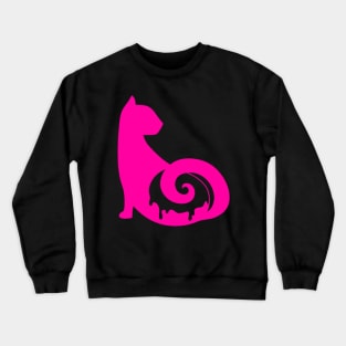 Hot Pink CattBon Logo Crewneck Sweatshirt